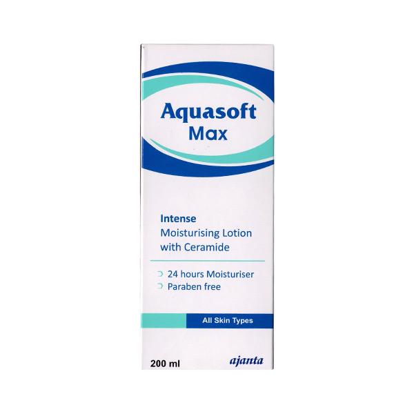 AQUASOFT MAX INTENSIVE MOISTURISING Lotion 200ml Price, Uses, Side ...