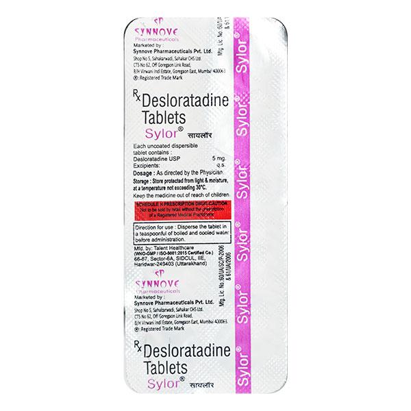SYLOR 5 Tablet 10's Price, Uses, Side effects, Substitutes | Netmeds