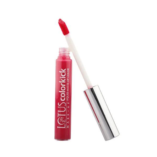 Buy Lotus Makeup Colorkick Liquid Matte LipColor Hot Pink CLM05 6 gm ...