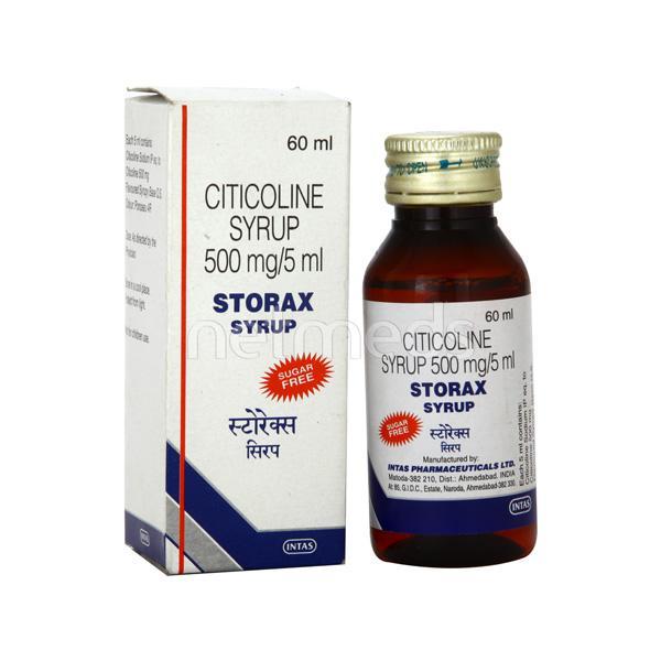 Buy Storax 500mg Sugar Free Syrup 60ml Online at Upto 25% OFF | Netmeds