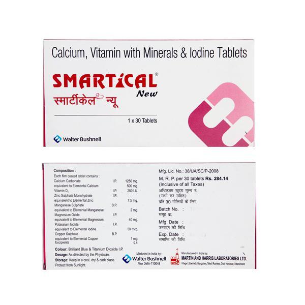 Smartical New Tablet 30'S : Uses, Side Effects, Price | Netmeds