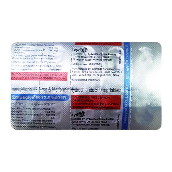 empaglyn m 12.5 500 ir tablet