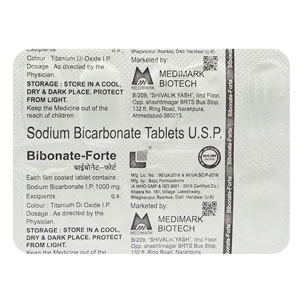 BIBONATE FORTE Tablet 10's Price, Uses, Side effects, Substitutes | Netmeds