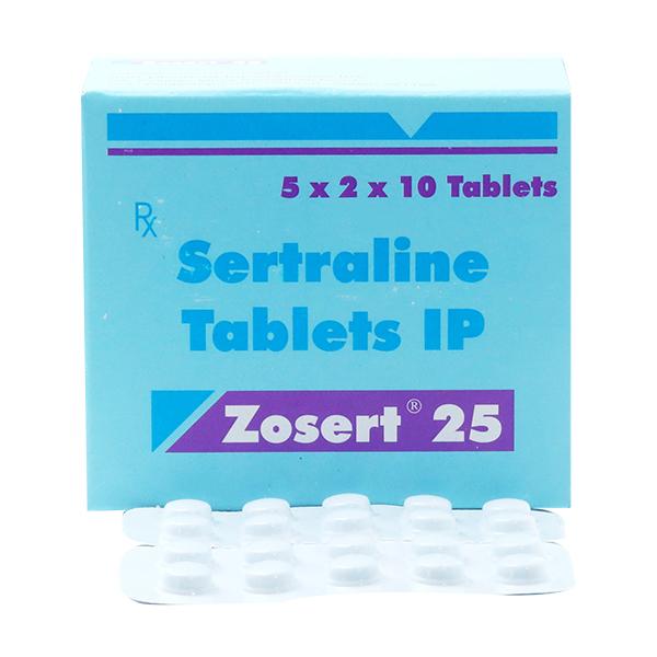 zosert 25mg tablets