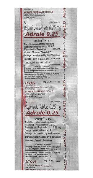 adrole 0.25mg tablet