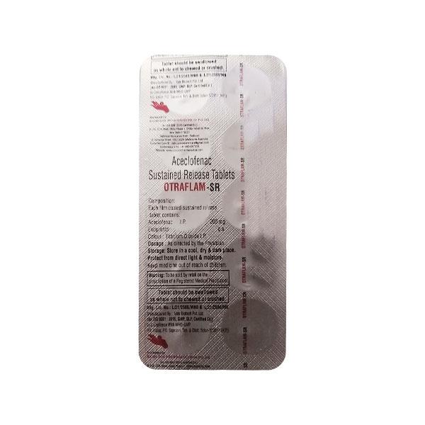 OTRAFLAM SR Tablet 10's Price, Uses, Side effects, Substitutes | Netmeds