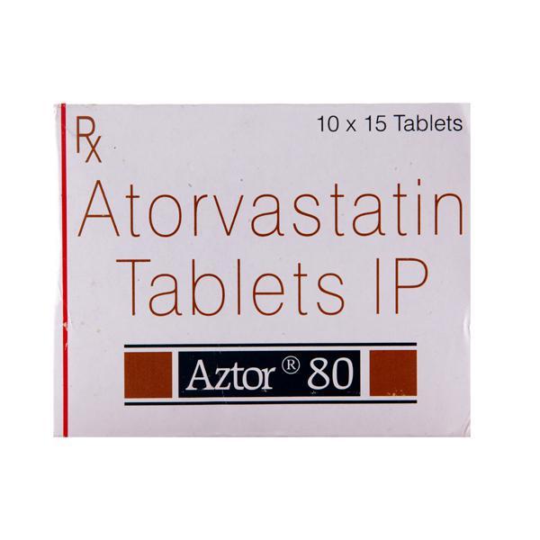 Aztor 80mg Tablet 15'S Price, Uses, Side effects, Substitutes | Netmeds
