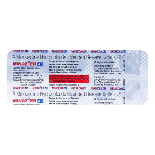 minoz er 45mg tablet
