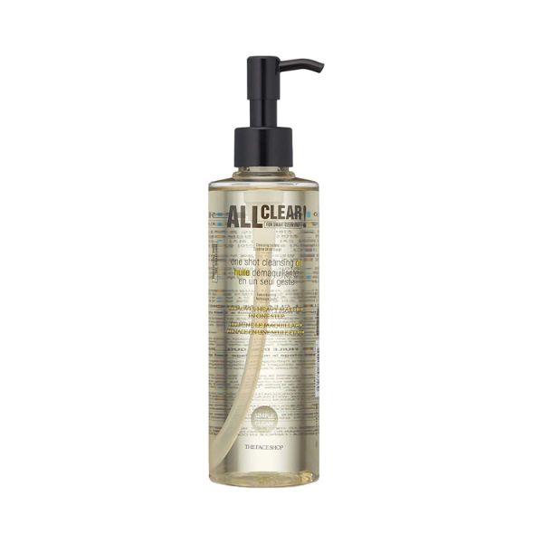 Buy The Face Shop All Clear One Shot Cleansing Oil 250 ml Online at ...