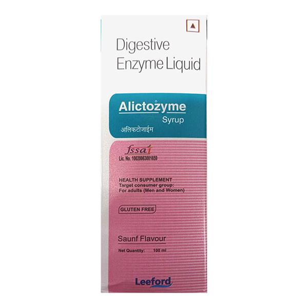 alictozyme gluten free saunf flavour syrup 100ml