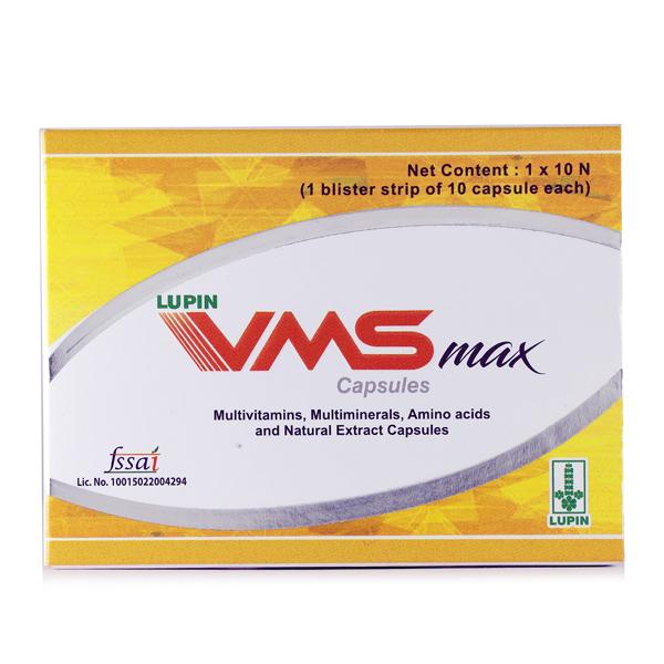 VMS MAX Capsule 10's Price, Uses, Side effects, Substitutes | Netmeds