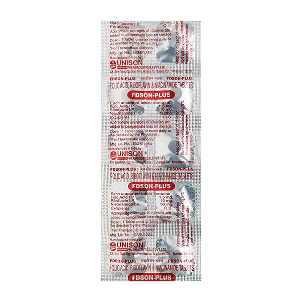 Fdson Plus Tablet 10'S Price, Uses, Side effects, Substitutes | Netmeds