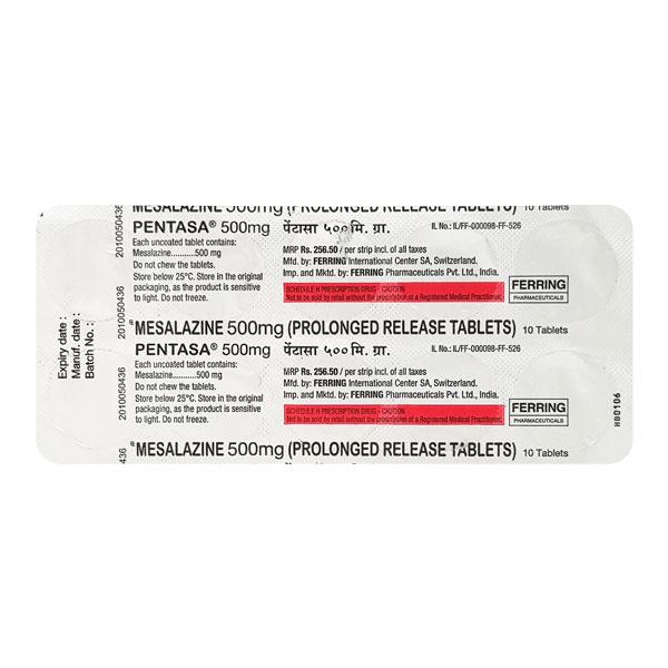pentasa 500mg tablet