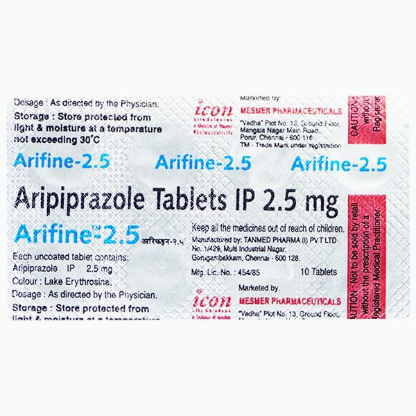 arifine 2.5mg tablet