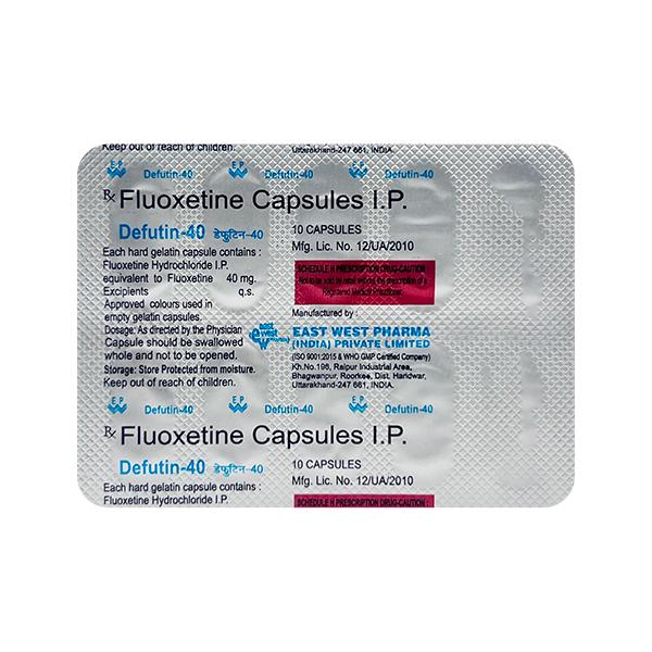 Defutin 40mg Tablet 10'S Price, Uses, Side effects, Substitutes | Netmeds