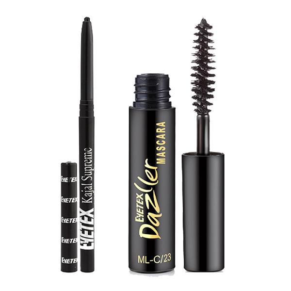Buy Eyetex combo Kajal Supreme, Max Herbal + Dazller Mascara 1's Online ...