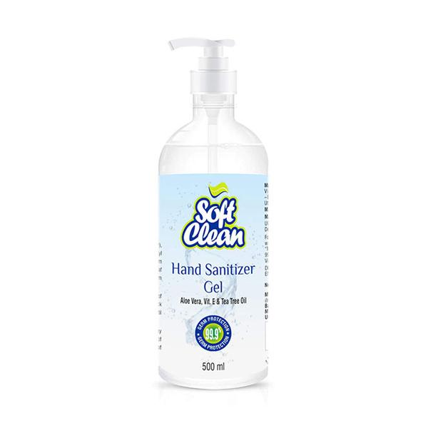 Buy Soft Clean Hand Sanitizer Gel 500 ml Online at Discounted Price ...
