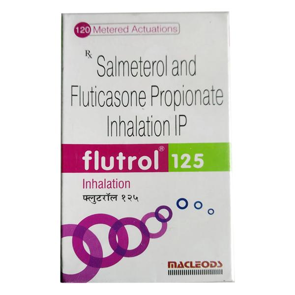 Flutrol 125 Inhaler 120md 1's Price, Uses, Side effects, Substitutes ...