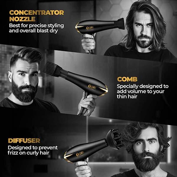 Drying Hair Dryers For Men Buy Beardo Studio Professional Tornado