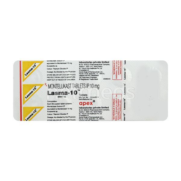 lasma 10mg tablets