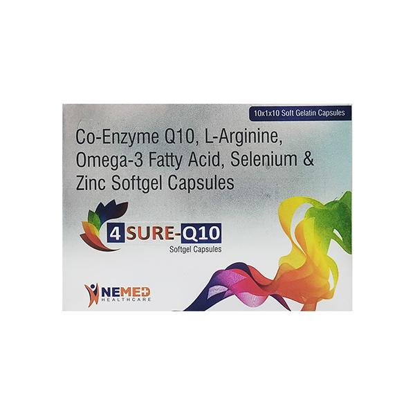 4 SURE Q 10 Softgel Capsule 10's