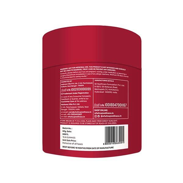 Buy Whats Up Wellness Glutathione - Glow Gummies, Radiant and Youthful  Skin, No Added Sugar - 15 Day, 15 Gummies 1's Online at Discounted Price |  Netmeds