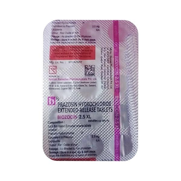 BIOZOCIN XL 2.5 Tablet 15's Price, Uses, Side effects, Substitutes ...