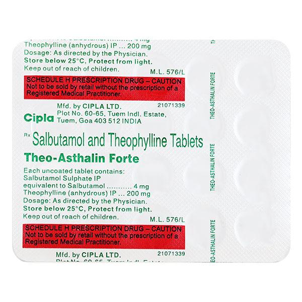 theo asthalin forte tablet