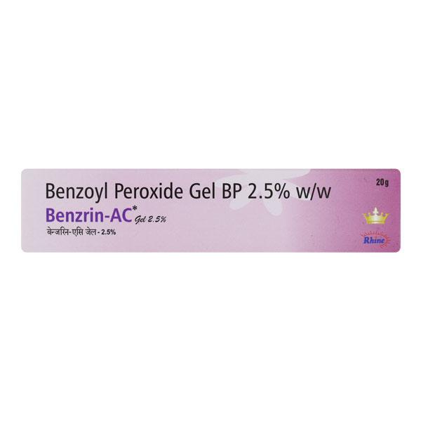 benzrin ac 2.5 gel topical 20gm