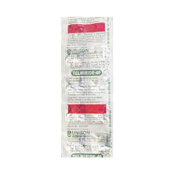 telmiride 40mg tablet