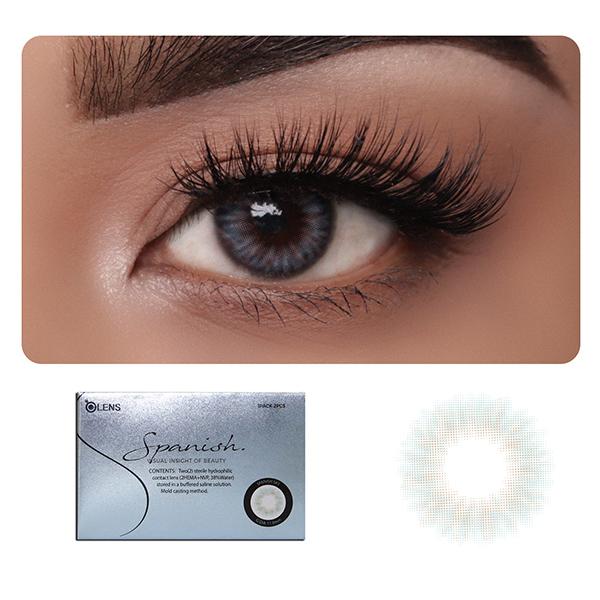 O-Lens Spanish Real Monthly Coloured Contact Lenses - Real Sky ( 0.00 ) 1's