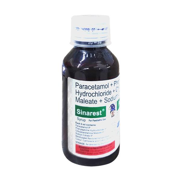 Buy SINAREST DELICIOUS ROSE FLAVOUR Syrup 75ml Online | Netmeds