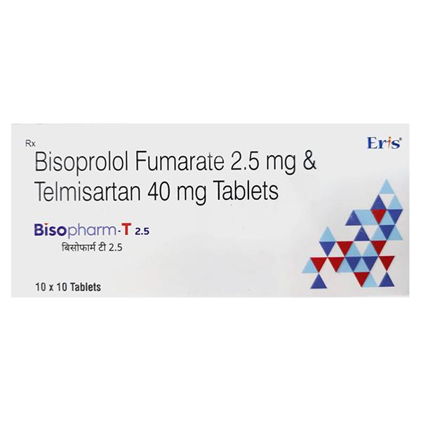 BISOPHARM T 2.5 Tablet 10's : Price, Uses, Side Effects | Netmeds
