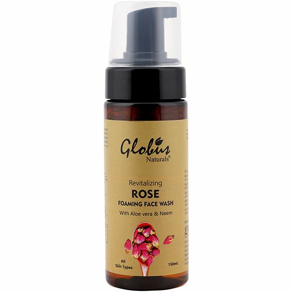 Buy Globus Naturals Revitalizing Rose Foaming Face Wash 150 ml Online ...