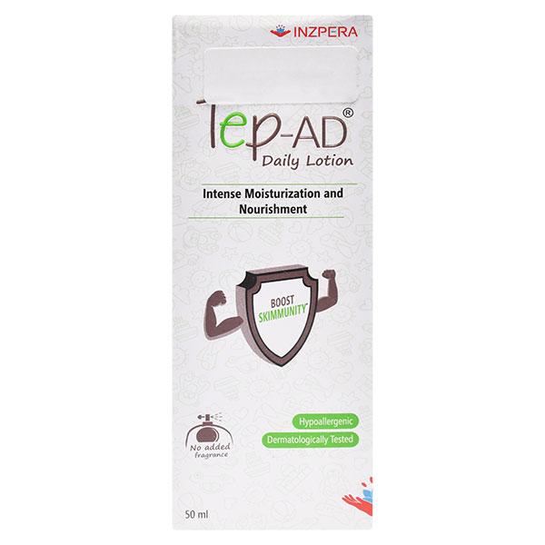 TEP AD DAILY Lotion 50ml Price, Uses, Side effects, Substitutes | Netmeds