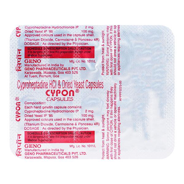 Buy Cypon Capsule 10'S Online at Upto 25% OFF | Netmeds