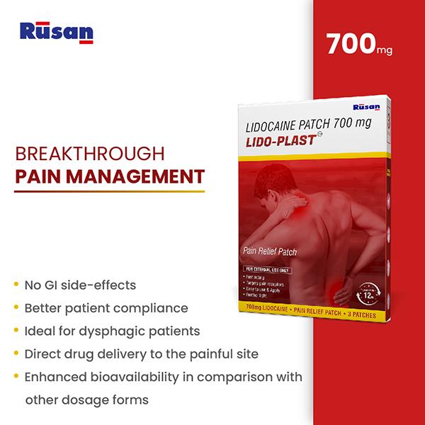 lido plast 700mg patch