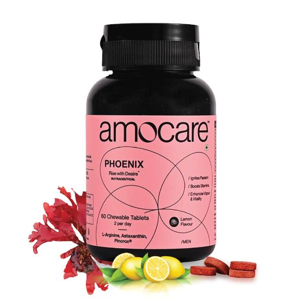 Buy Amocare Phoenix Chewable Tablets For Men - Lemon Flavour 60's ...