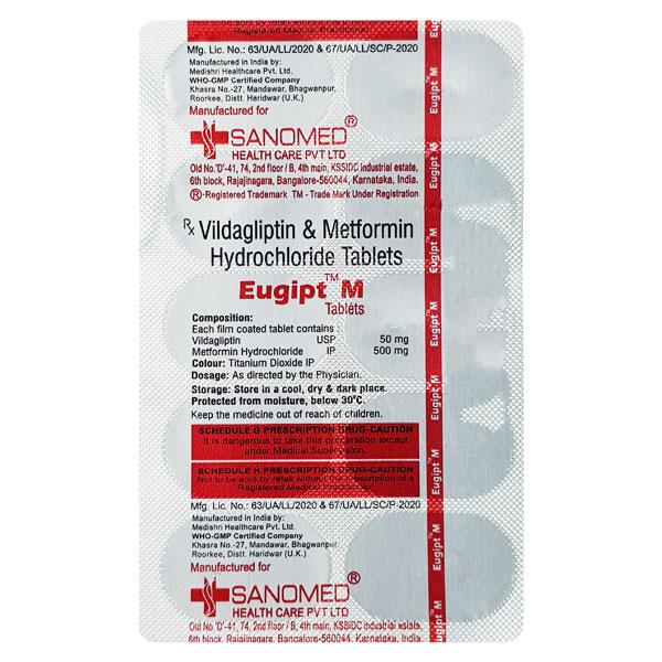 Buy EUGIPT M Tablet 10's Online at Upto 25% OFF | Netmeds