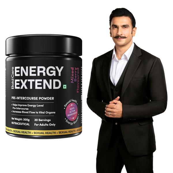 Bold Care Energy Extend Elixir Pre-intercourse Powder - Mixed Berry ...