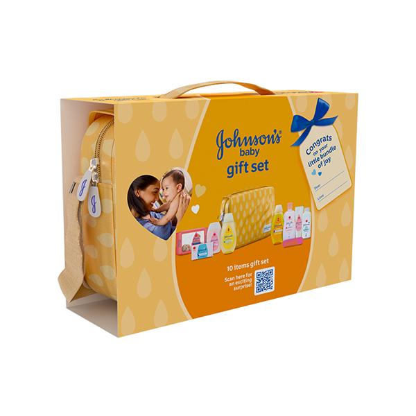 Buy Johnson's Baby Gift Set with Bag Cover 3's Online at