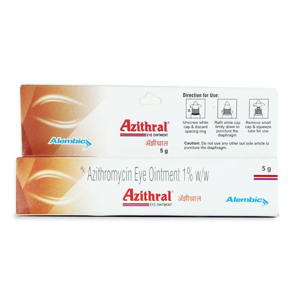 AZITHRAL Eye Ointment 5gm Price, Uses, Side effects, Substitutes | Netmeds