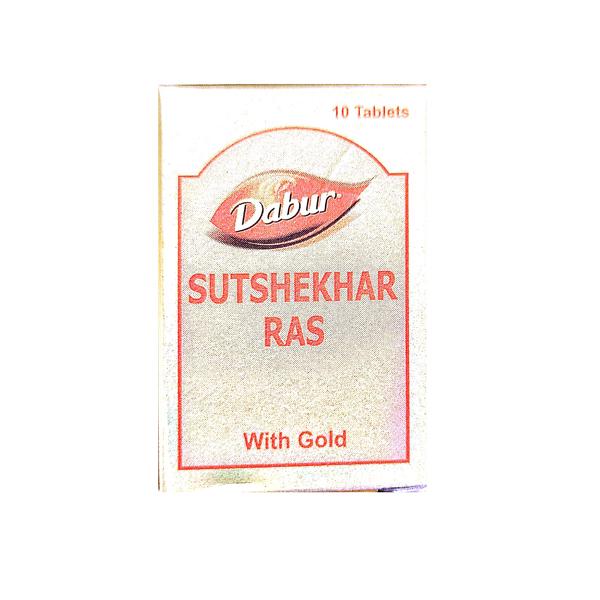 Dabur Sutshekar Ras with Gold Tablet 10's Online at Discounted Price ...