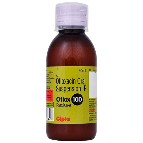 oflox 100mg rediuse suspension 60ml
