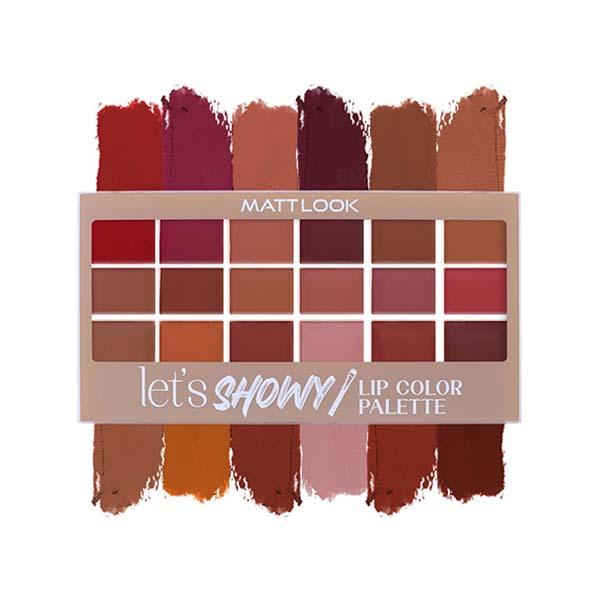 Buy Matt Look Lets Showy Lip Color Palette, Long Lasting - Lets Showy ...