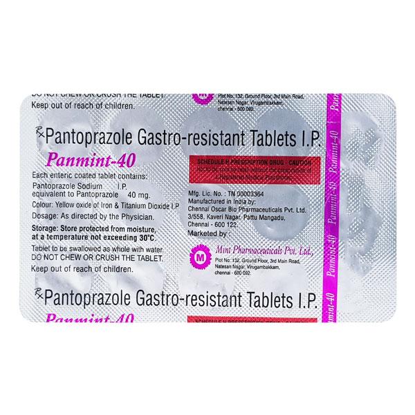 Buy PANMINT 40 Tablet 15's Online at Upto 25% OFF | Netmeds