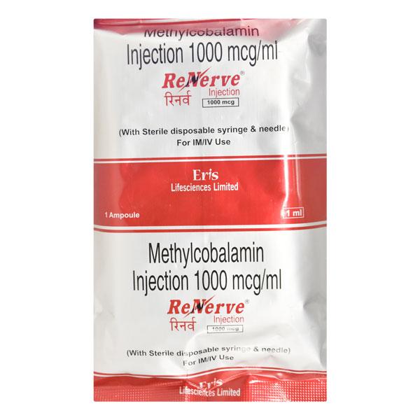 Renerve Injection 1ml Price, Uses, Side effects, Substitutes | Netmeds