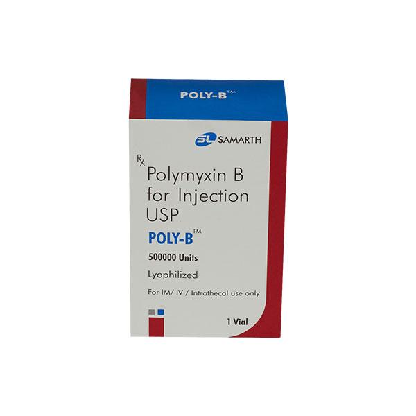 Poly B 500000IU Injection 1's Price, Uses, Side effects, Substitutes ...