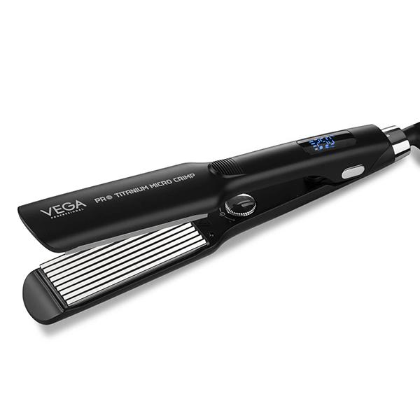 Buy Vega Professional Pro Titanium Micro Crimp Hair Crimper (VPPMS-10 ...