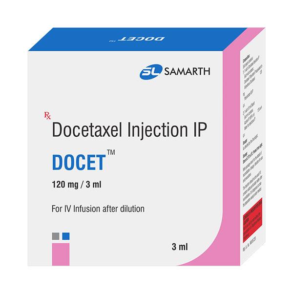 Docet 120mg Injection 1'S